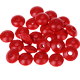 8 Distanziatori piatti 10/5 mm : rosso