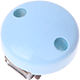 Clip semplice Ø 30mm : azzurro bambino