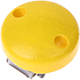 Clip semplice Ø 30mm : giallo