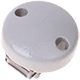 Clip semplice Ø 30mm : grigio chiaro