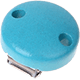 Clip semplice Ø 30mm : turchese chiaro