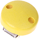 Clip semplice Ø 30mm : giallo pastello
