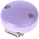 Clip semplice Ø 30mm : madreperla lilla