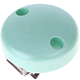Clip semplice Ø 30mm : madreperla menta