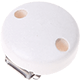 Clip semplice Ø 30mm : bianco