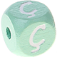 Dadi menta con lettere ad incavo 10 mm - Turco : Ç