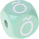 Dadi menta con lettere ad incavo 10 mm - Portoghese : Õ