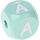 Dadi menta con lettere ad incavo 10 mm - Lettone : Ā