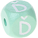 Dadi menta con lettere ad incavo 10 mm - Ceco : Ď