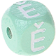 Dadi menta con lettere ad incavo 10 mm - Ceco : Ě