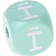 Dadi menta con lettere ad incavo 10 mm - Lettone : Ī