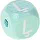 Dadi menta con lettere ad incavo 10 mm - Lettone : Ļ
