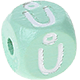 Dadi menta con lettere ad incavo 10 mm - Ceco : Ů