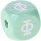 Dadi menta con lettere ad incavo 10 mm - Greco : Φ