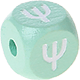 Dadi menta con lettere ad incavo 10 mm - Greco : Ψ