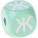 Dadi menta con lettere ad incavo 10 mm - Russo : Ж