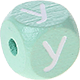 Dadi menta con lettere ad incavo 10 mm - Russo : У