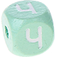 Dadi menta con lettere ad incavo 10 mm - Russo : Ч