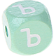 Dadi menta con lettere ad incavo 10 mm - Russo : ъ