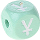 Dadi menta con lettere ad incavo 10 mm - Kazako : Ұ