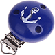 Clip con motivo “Ancora” : blu scuro