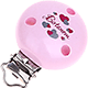 Clip con motivo "Birtanem" : rosa