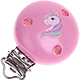 Motivclip – Einhorn : babyrosa