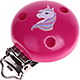 Motivclip – Einhorn : dunkelpink