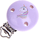 Motivclip – Einhorn : flieder