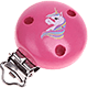 Motivclip – Einhorn : pink