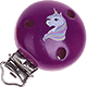 Motivclip – Einhorn : purpurlila