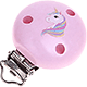 Motivclip – Einhorn : rosa