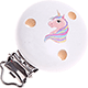 Motivclip – Einhorn : weiß