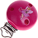 Motivclip – Fee : dunkelpink