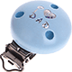 Clip con motivo “I love Dad” : azzurro bambino