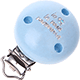Motivclip "io amo la mia mamma" (Italienisch) : babyblau