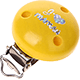 Clip con motivo “J'aime maman” : giallo
