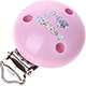 Clip con motivo “J'aime maman” : rosa