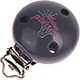 Clip con motivo "Kleine prinses" : grigio