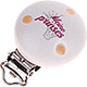 Clip con motivo "Kleine prinses" : bianco