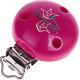 Clip con motivo "Kleine Prinzessin" : rosa scuro
