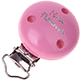 Clip con motivo “Kleine Prinzessin” : rosa bambino