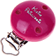 Clip con motivo “Kleine Prinzessin” : rosa scuro