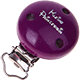 Clip con motivo “Kleine Prinzessin” : viola viola
