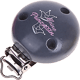 Clip con motivo "Kleine Prinzessin" : grigio