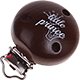Clip con motivo "Little prince" : marrone