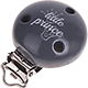 Clip con motivo "Little prince" : grigio