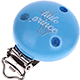 Clip con motivo "Little prince" : azzurra