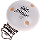 Clip con motivo "Little prince" : bianco - nero