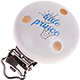 Clip con motivo "Little prince" : bianco - azzurro cielo